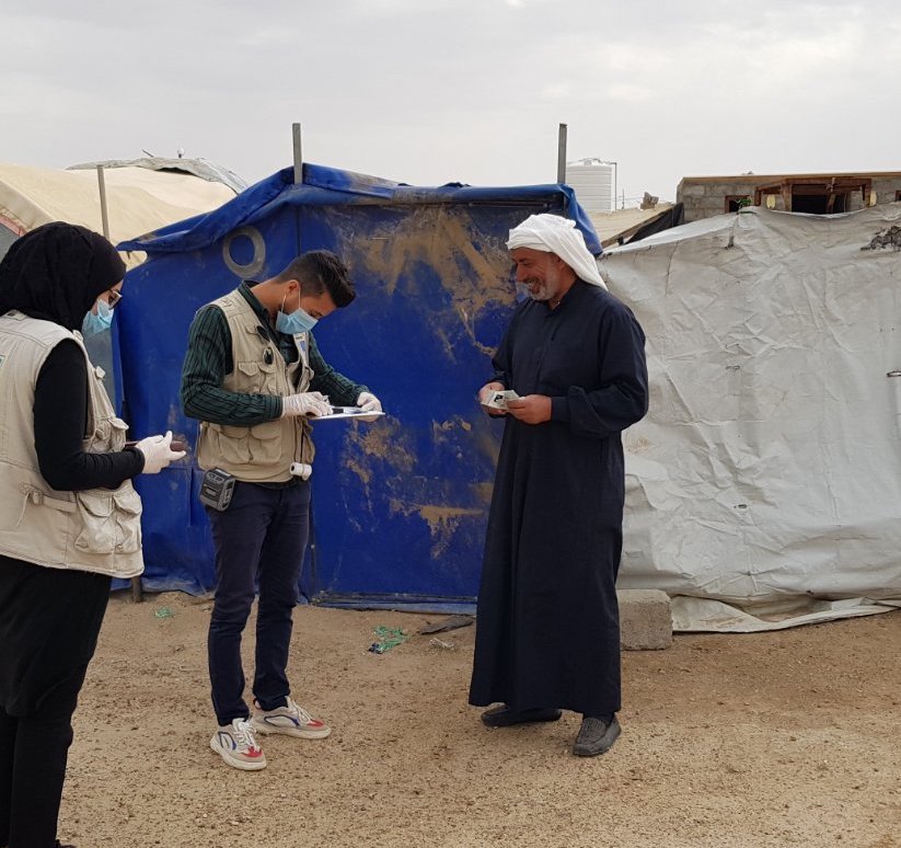 staff WFP monitorano sfollati