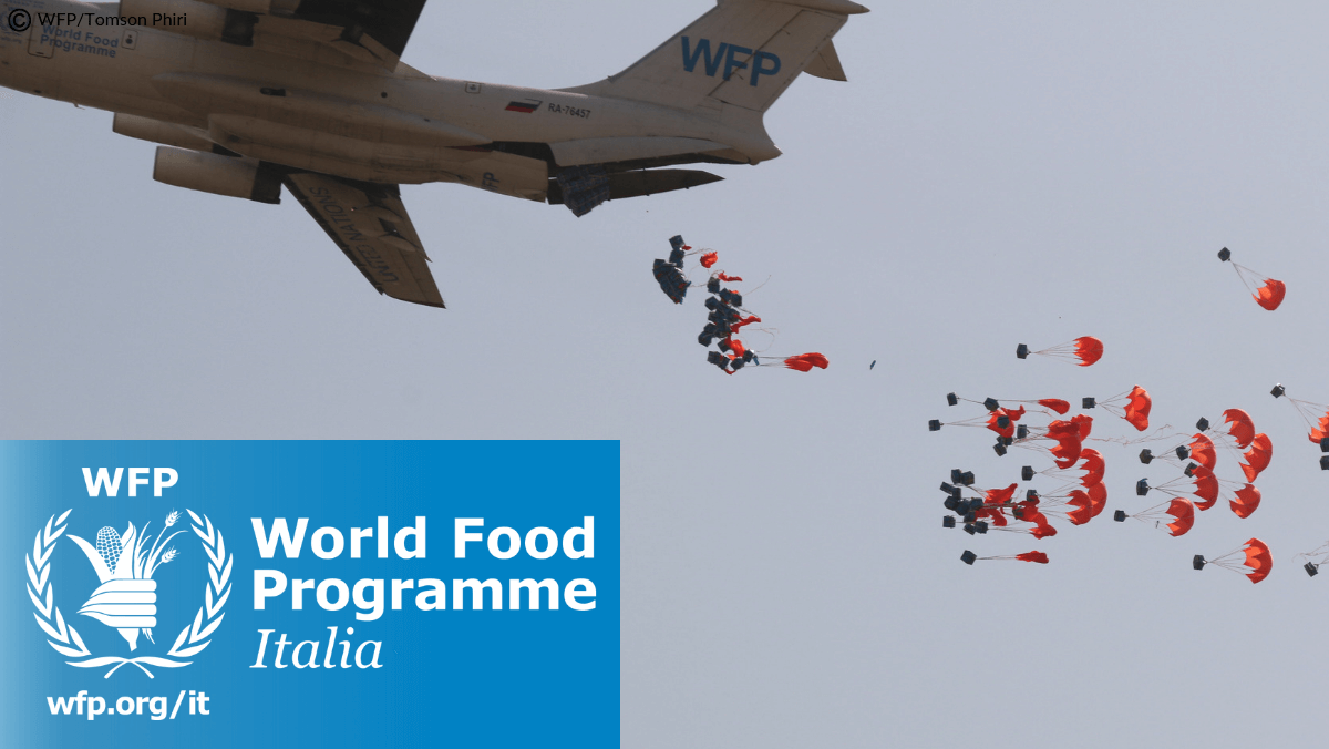 Lanci aerei di cibo del WFP
