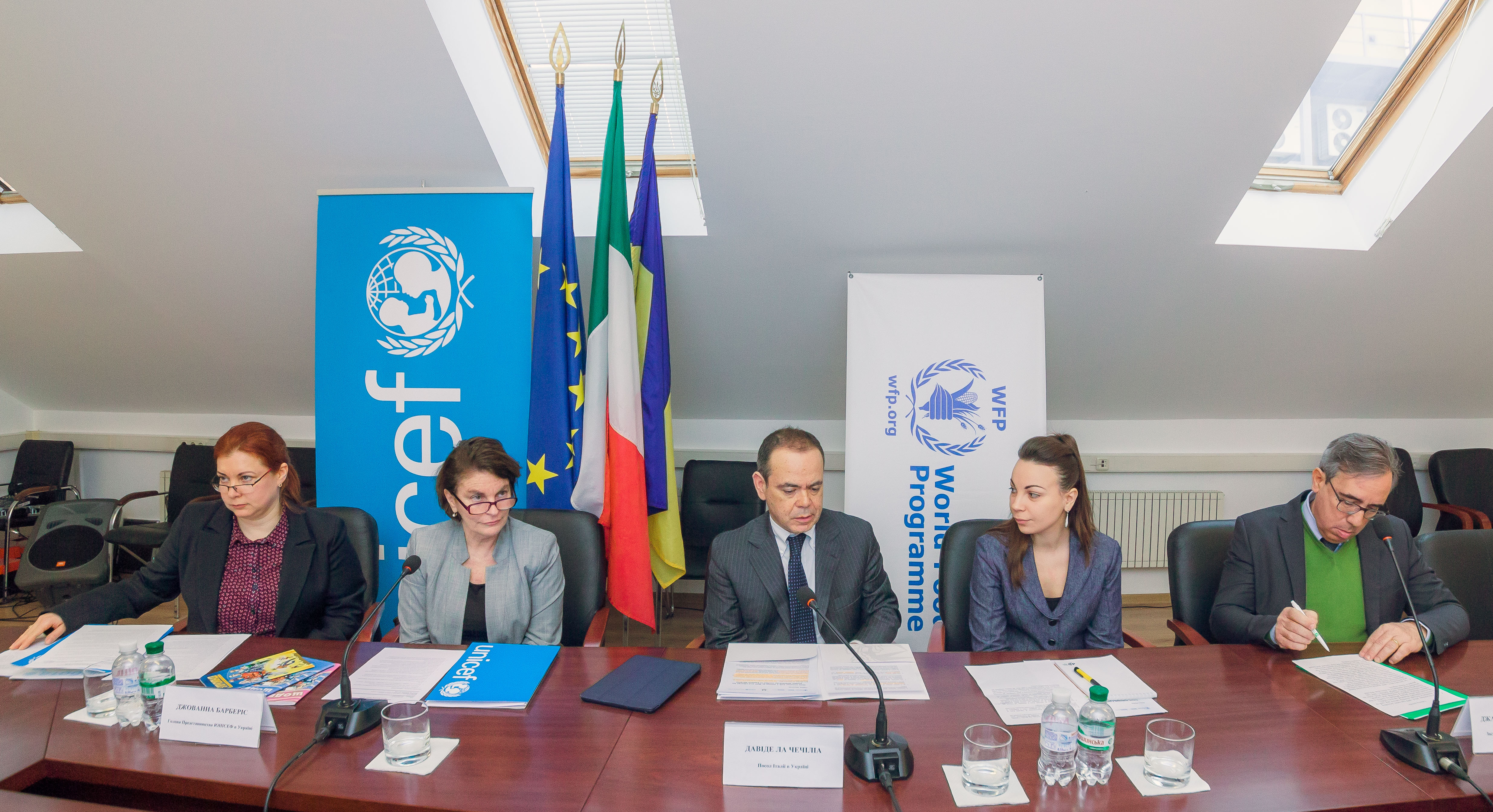 Comunicato congiunto WFP/UNICEF: L'Italia dona 1 milione di Euro al WFP e all'UNICEF per quanti sono colpiti dal conflitto nell'Est Ucraina