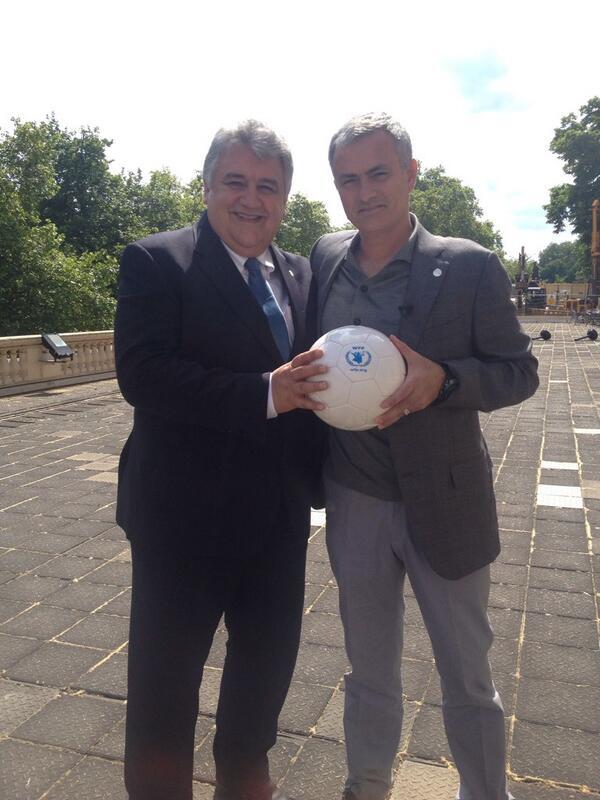 José Mourinho si unisce alla sfida Fame Zero in veste di nuovo Ambasciatore contro la Fame del WFP