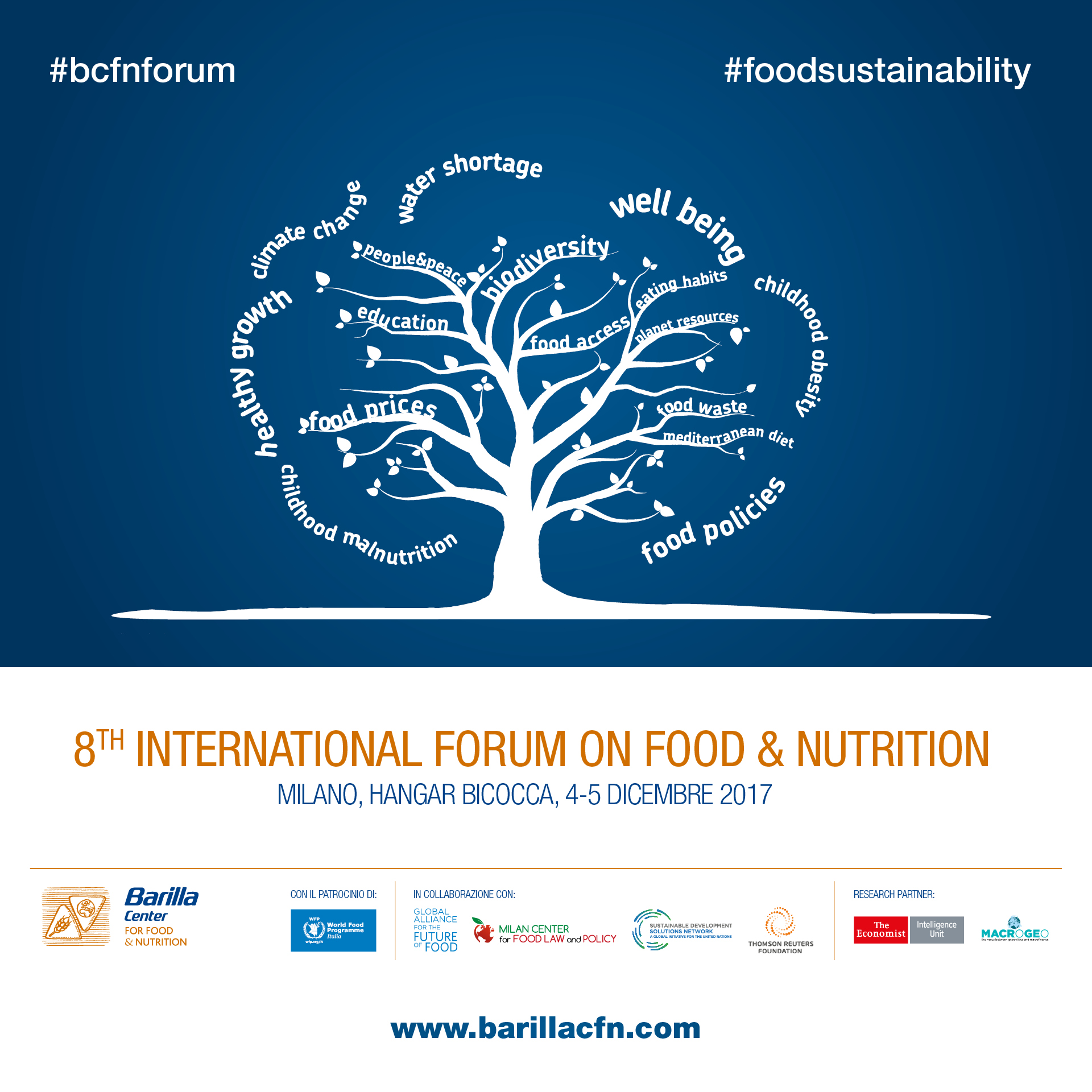 Comunicato stampa WFP Italia: Il World Food Programme Italia patrocina l’ottava edizione del Forum Internazionale della Fondazione Barilla su alimentazione e nutrizione