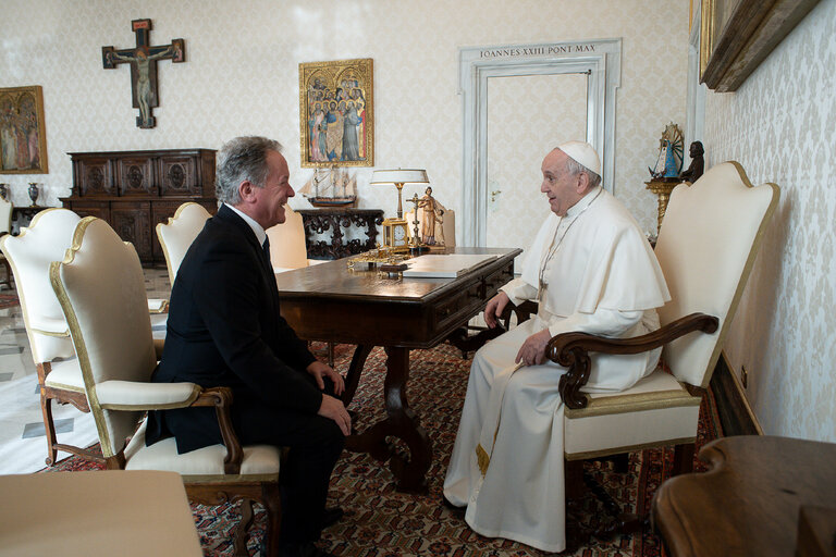 Udienza privata di Papa Francesco con il capo del World Food Programme