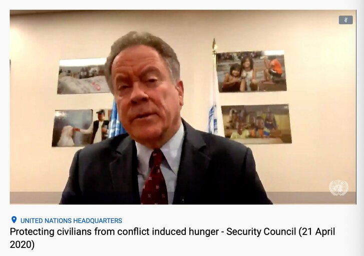 Dichiarazione del Direttore Esecutivo WFP David Beasley al Consiglio di Sicurezza dell'ONU