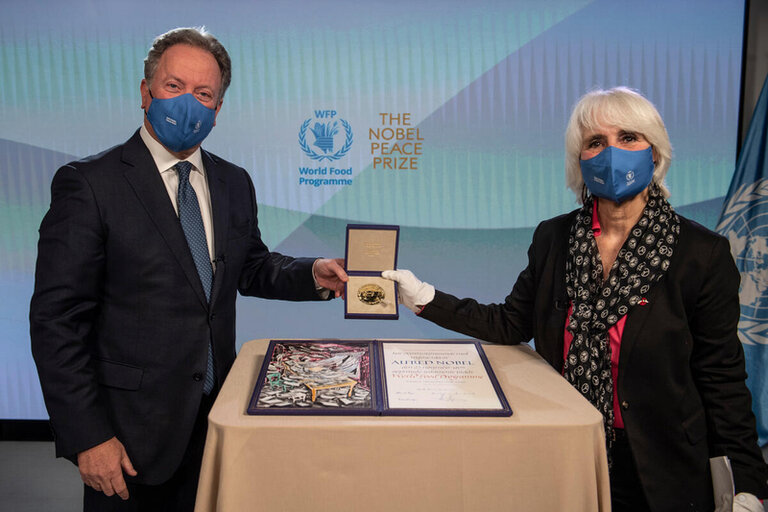 Discorso di accettazione del Nobel, il Direttore esecutivo del WFP fa appello al mondo ad usare la sua ricchezza per prevenire carestie 