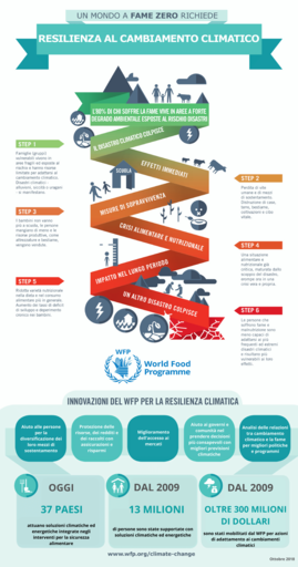 Resilienza al cambiamento climatico (infografica)