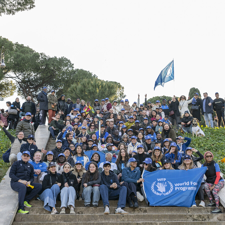 Staff WFP at Circo Massimo on the occasion of the Olympic Torch Relay 2026