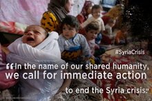Oltre 100 organizzazioni umanitarie e agenzie delle Nazioni Unite incoraggiano il pubblico ad unirsi a loro nel chiedere con forza la fine delle sofferenze in Siria