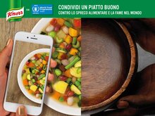 Comunicato stampa WFP Italia: KNORR e World Food Programme Italia lanciano “Share a meal”,  la campagna di comunicazione contro lo spreco alimentare e la fame nel mondo
