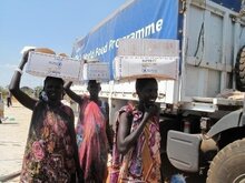 Sud Sudan: cibo del WFP per gli sfollati a causa del conflitto in corso