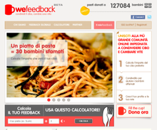 Il tuo cibo preferito nel loro piatto - oltre quota 100.000 i pasti offerti dalla comunità online WeFeedback